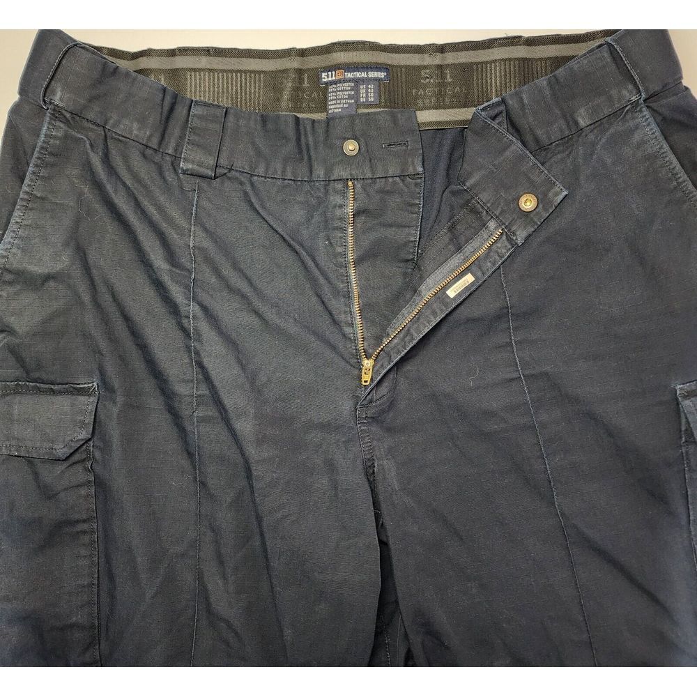 5.11 Tactical Mens‎ Size 42 Navy Blue Rip Stop Pants